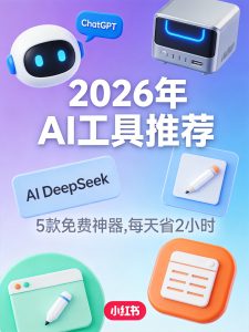 ChatGPT紧急预警!2026年这5款免费AI工具突然爆火,第3个让打工人集体破防-元界资源网