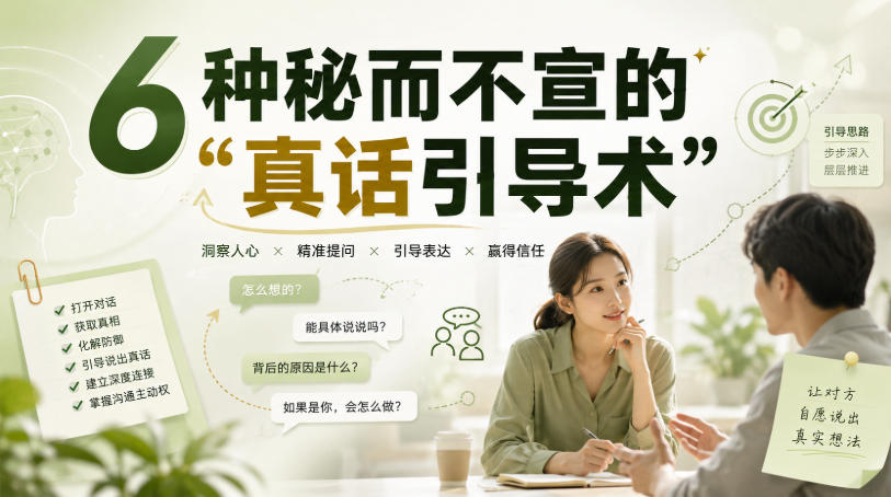 最新付费文章：6种秘而不宣的“真话引导术”-元界资源网