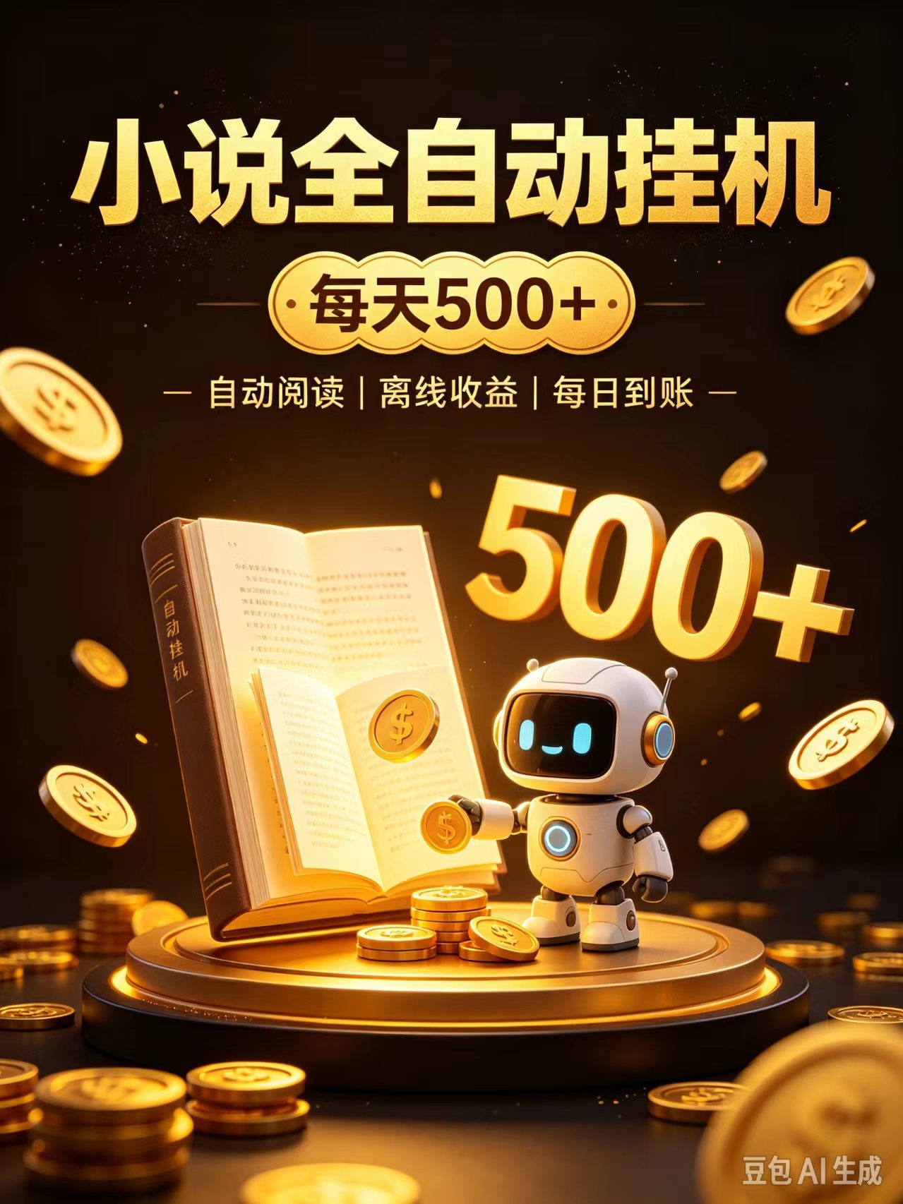 番茄全自动小说0门槛副业，日入300+，躺赚稳定风口项目（教程）-元界资源网