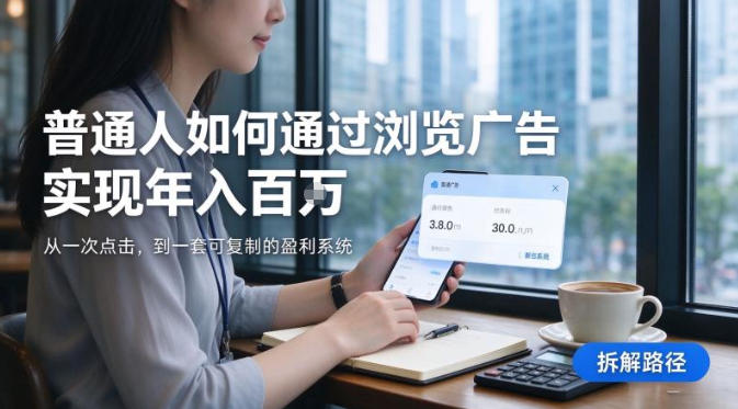 【推荐】2026最新技术,24小时全自动浏览广告,全网独家项目,单台设备日入200+新手小白可快速上手,支持实地学习实地考察【揭秘】-元界资源网