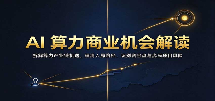 【推荐】AI算力商业机会解读:拆解算力产业链机遇,理清入局路径,识别资金盘与庞氏项目风险-元界资源网